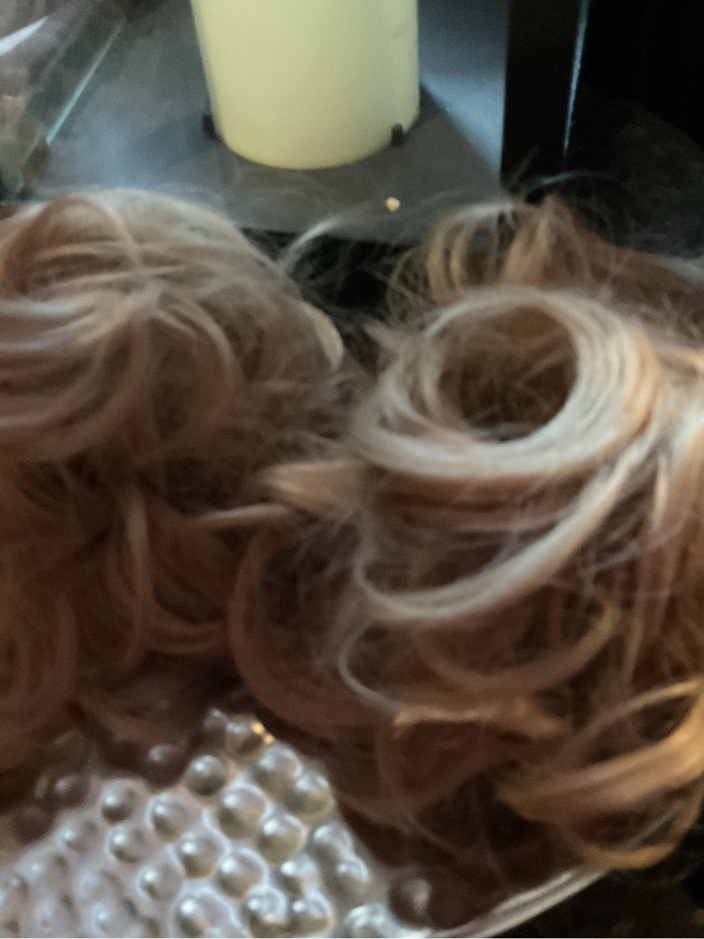Blonde Women’s Hair Bun Scrunchie - Natural Blonde